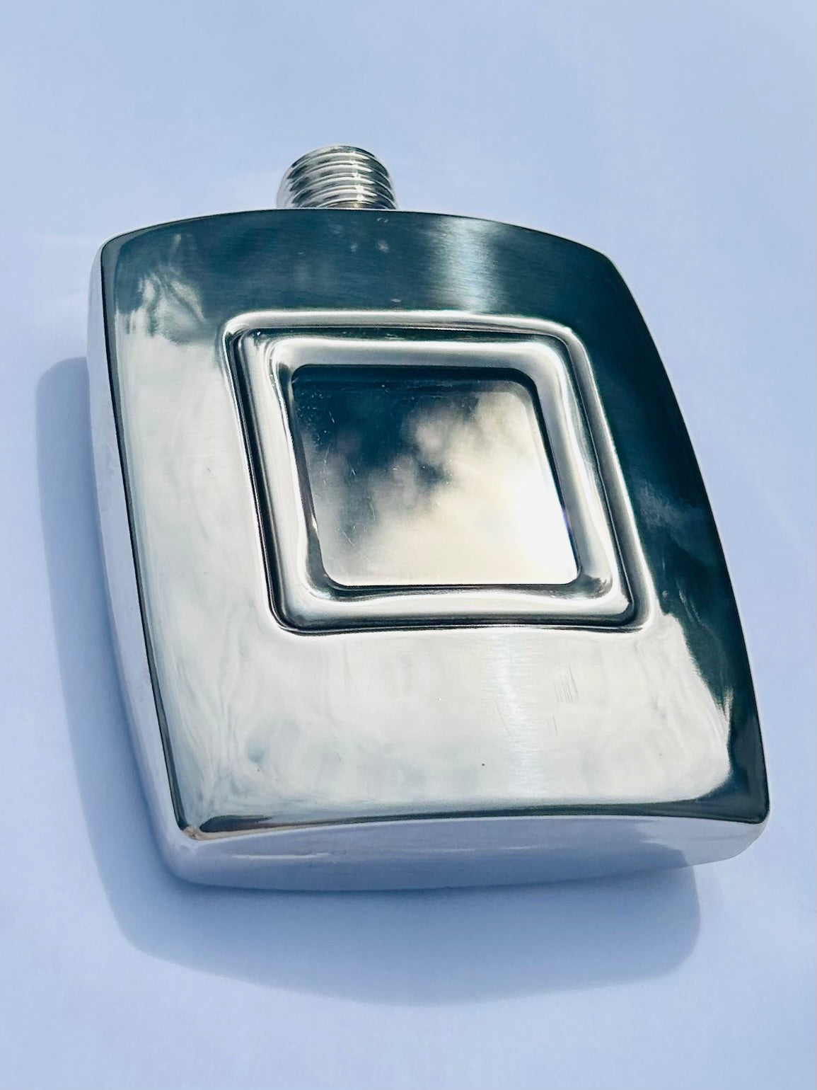 Silver Window Style 8oz Hipflask